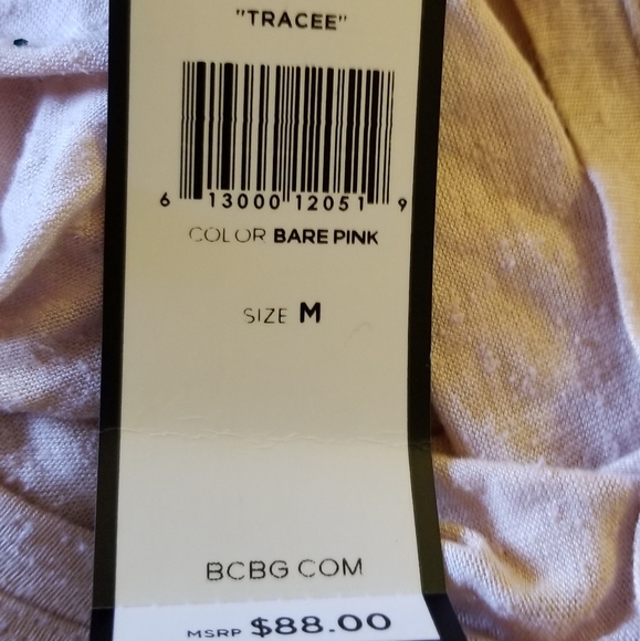 BCBG Slit Tie Front Tee - Picture 3 of 3